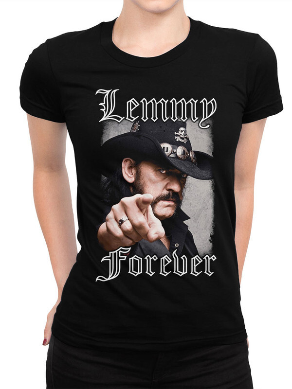 фото Футболка женская design heroes motorhead - лемми килмистер черная 3xl