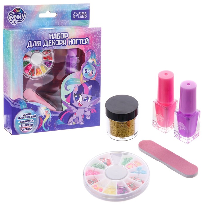 Набор для декора ногтей Hasbro Искорка, My Little Pony 7319262