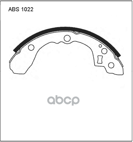 

Тормозные колодки ALLIED NIPPON задние барабанные ABS1022