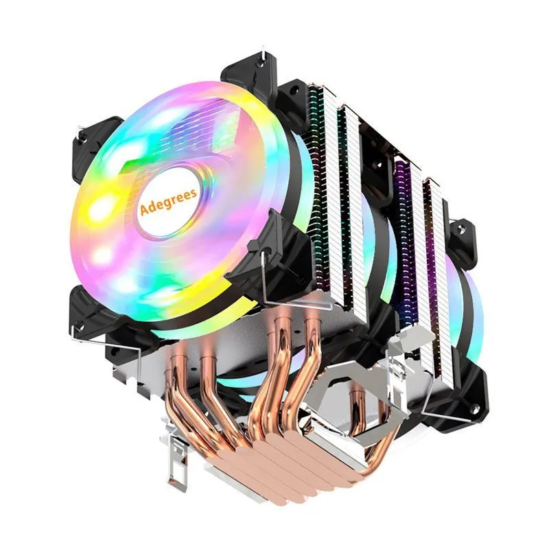 

Кулер для процессора Adegrees A6 CPU Air Cooler 4 Pin PWM, A6
