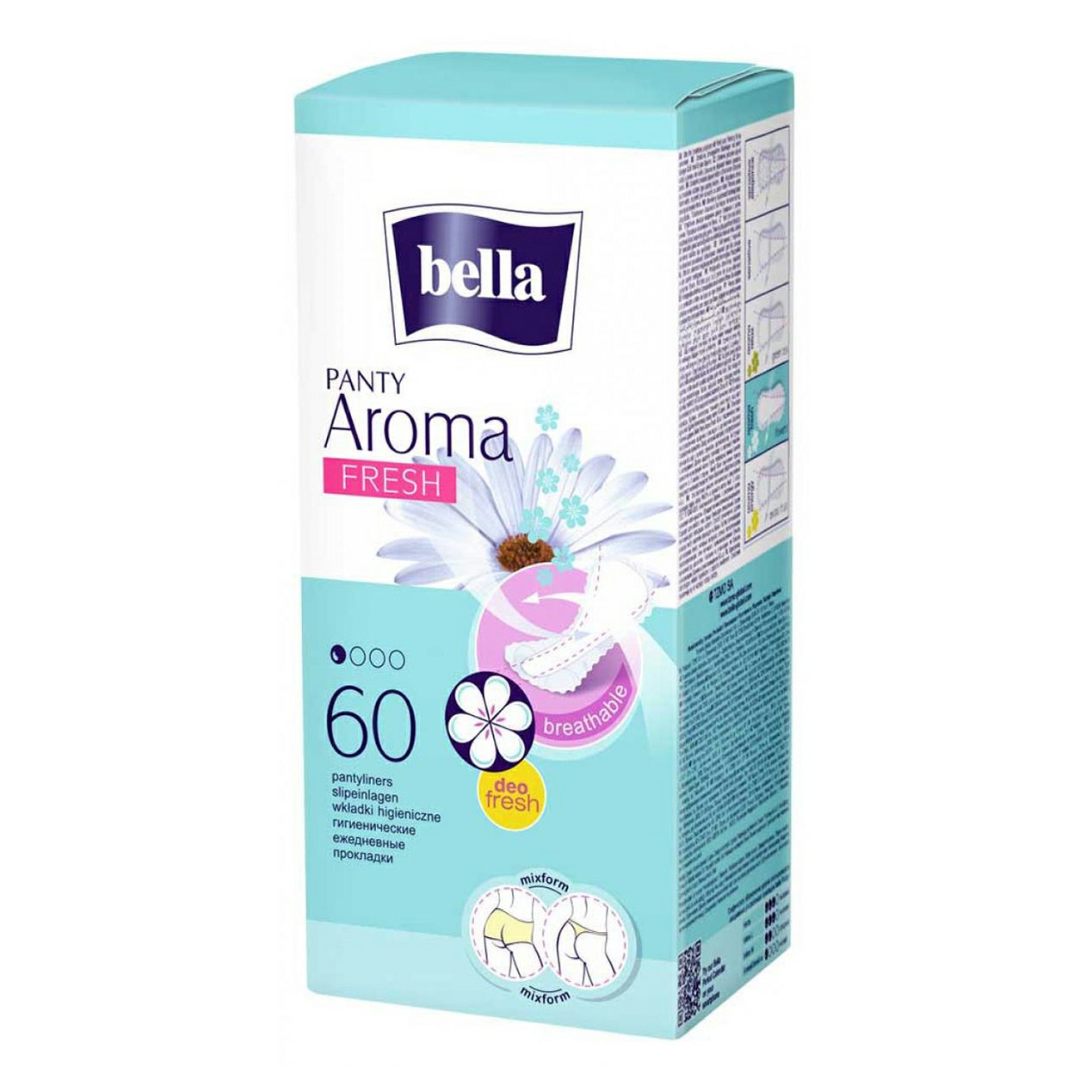 Прокладки ежедневные Bella Panty Aroma fresh 60 шт. прокладки ежедневные bella panty sensitive 20шт х 6 уп