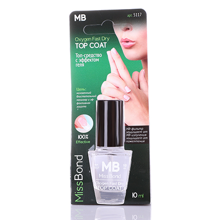 фото Топ bhm professional oxygen fast dry miss bond, 15 мл