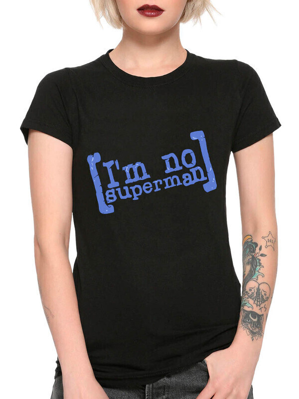 

Футболка женская Dream Shirts Я не супермен Женская 10010121 черная M, Я не супермен Женская 10010121