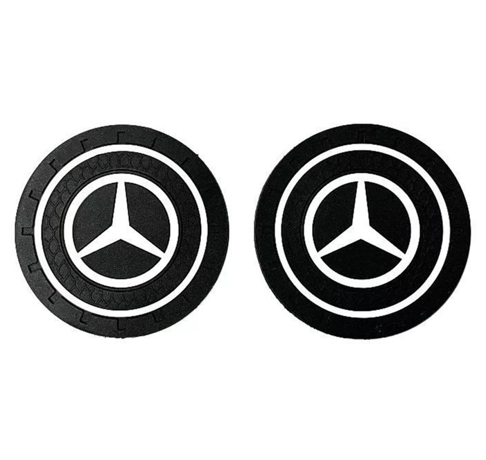 

Коврики в подстаканники для автомобиля MERCEDES-BENZ, Черный, Коврики в салон автомобиля