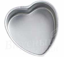фото Форма металлическая сердце decorator preferred heart pan wilton 2105-600