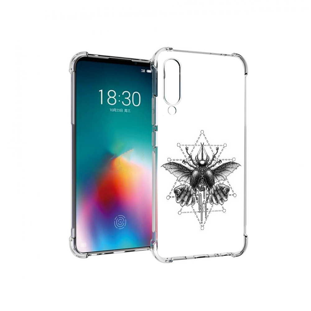 

Чехол MyPads Tocco для Meizu 16T скарабей (PT144619.90.601), Прозрачный, Tocco