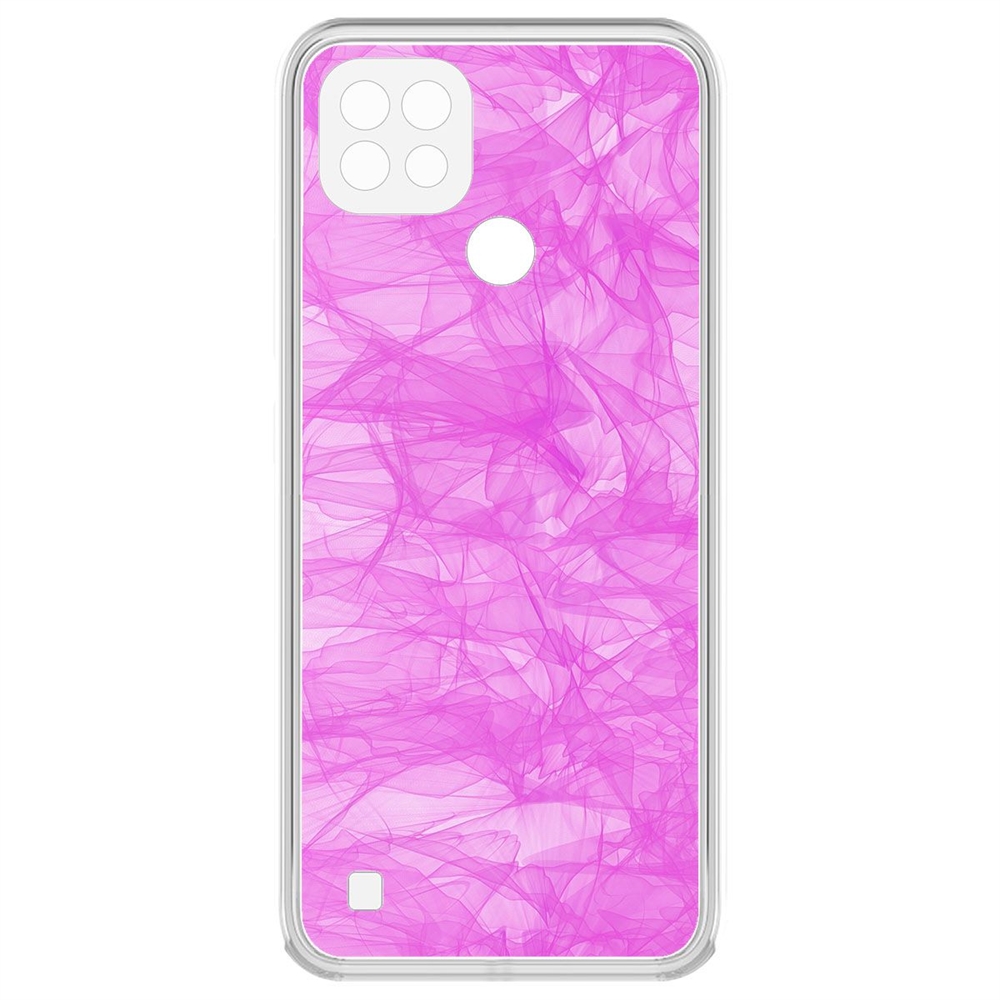

Чехол-накладка Krutoff Clear Case Абстракт 13 для Realme C21, Прозрачный