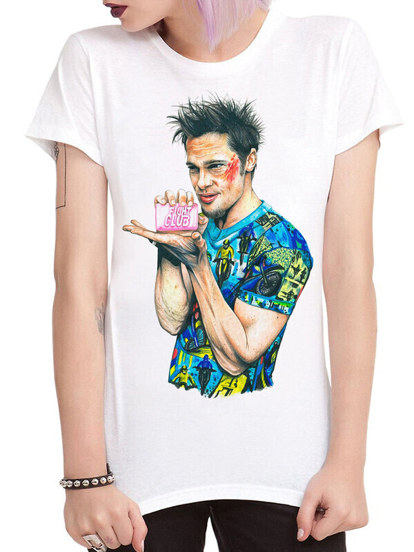 

Футболка женская Dream Shirts Бойцовский клуб Женская 10010161 белая 2XL, Бойцовский клуб Женская 10010161