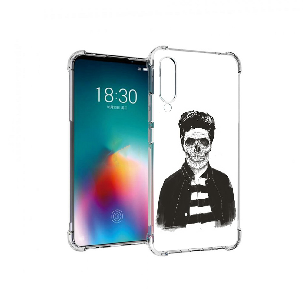 

Чехол MyPads Tocco для Meizu 16T скелет (PT144619.90.604), Прозрачный, Tocco