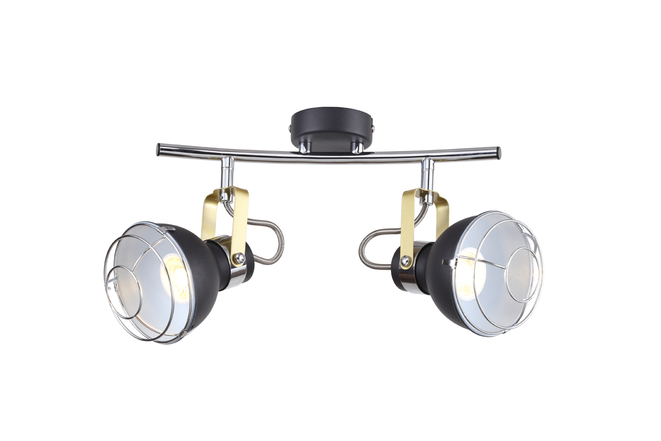 

Настенный светильник Escada 1135/2A E14x40W Black/Chrome