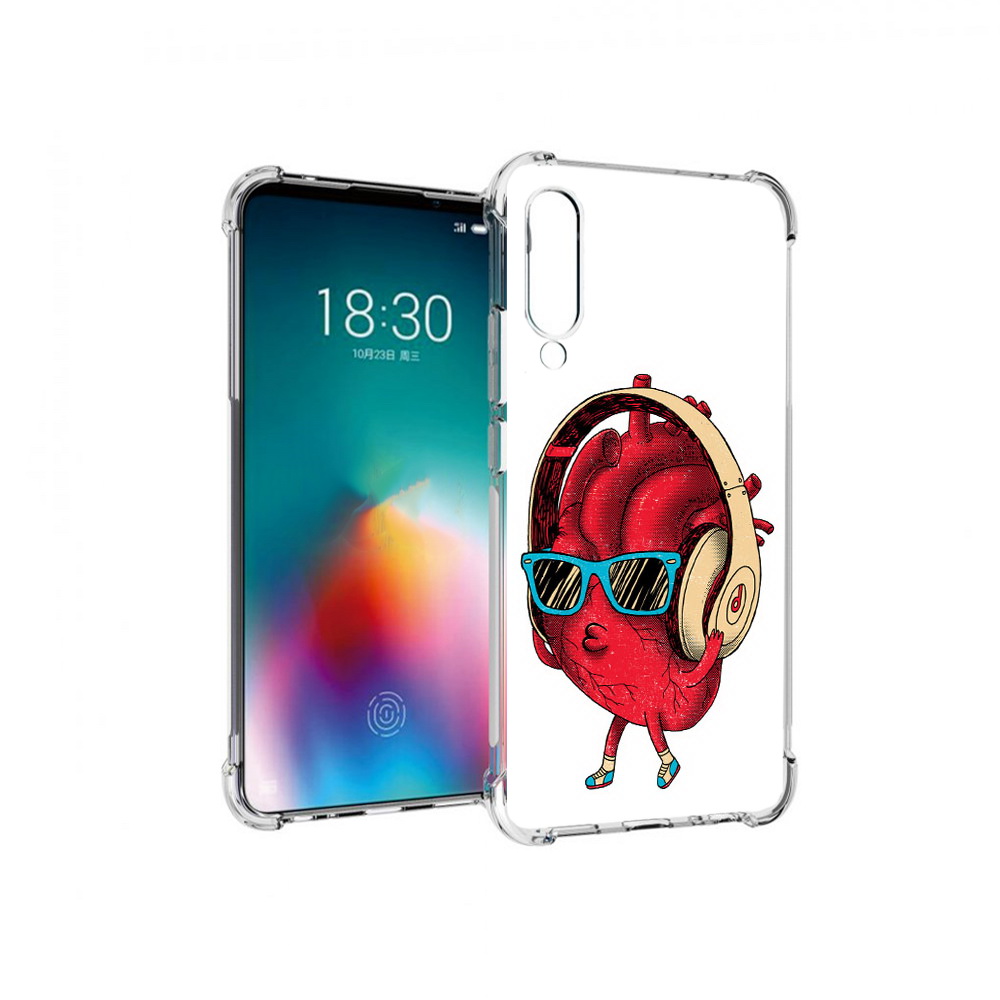 

Чехол MyPads Tocco для Meizu 16T слушай сердце (PT144619.90.609), Прозрачный, Tocco