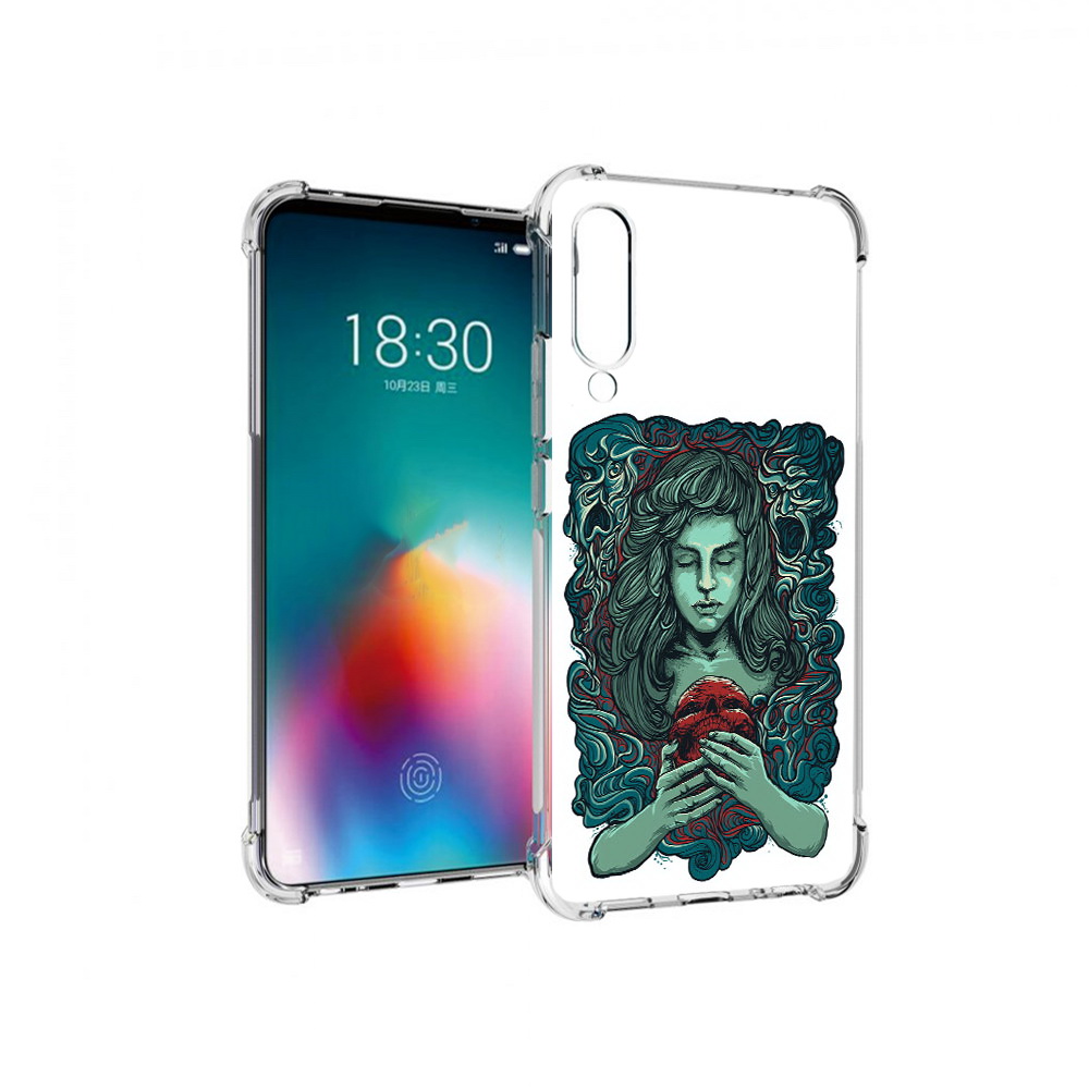 

Чехол MyPads Tocco для Meizu 16T спящая девушка (PT144619.90.619), Прозрачный, Tocco