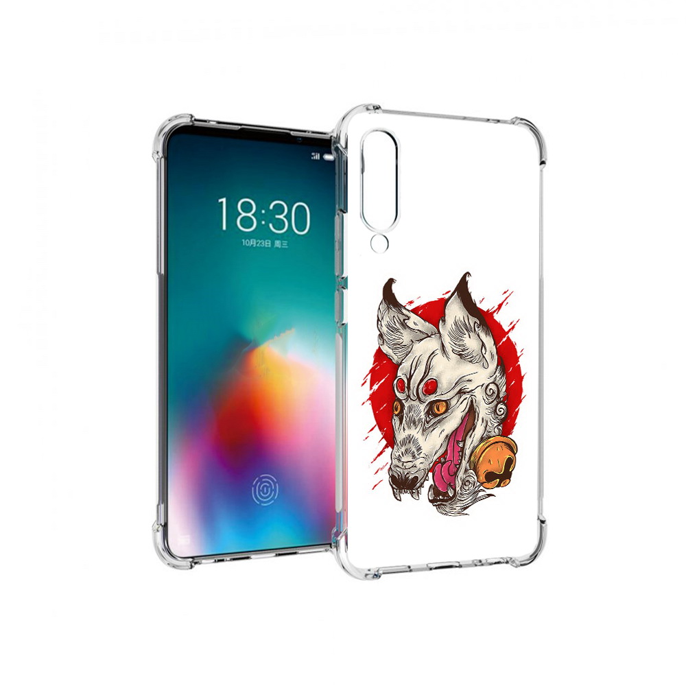 

Чехол MyPads Tocco для Meizu 16T страшная собака (PT144619.90.627), Прозрачный, Tocco