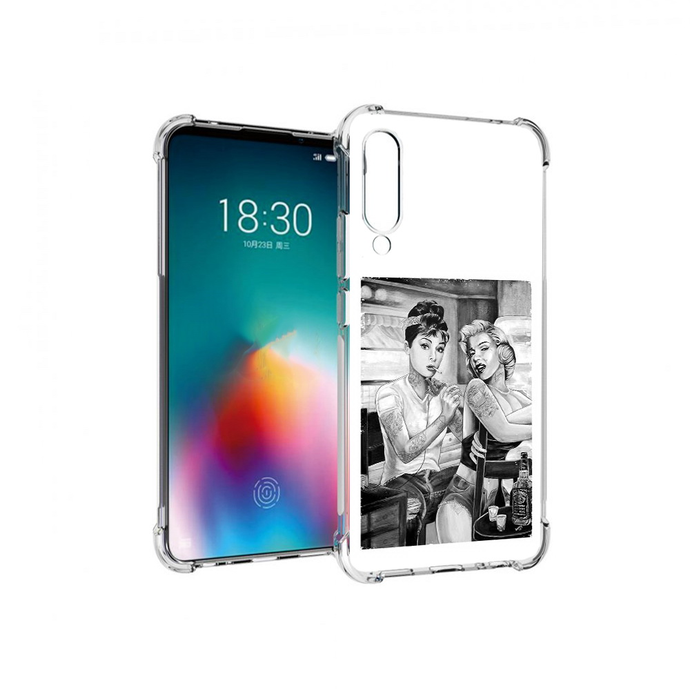 

Чехол MyPads Tocco для Meizu 16T тату мастер (PT144619.90.637), Прозрачный, Tocco