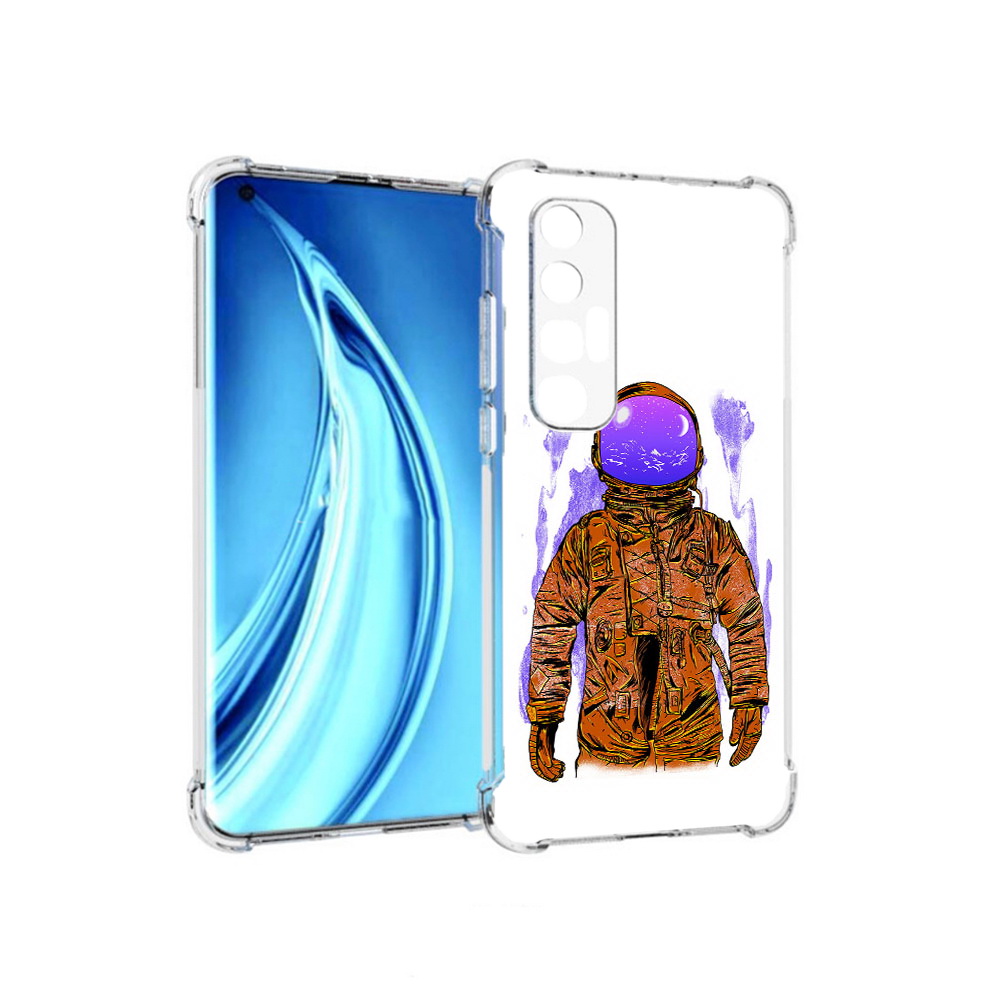 

Чехол MyPads Tocco для Xiaomi Mi 10S нарисованный мужчина в скафандре (PT226949.296.510), Прозрачный, Tocco