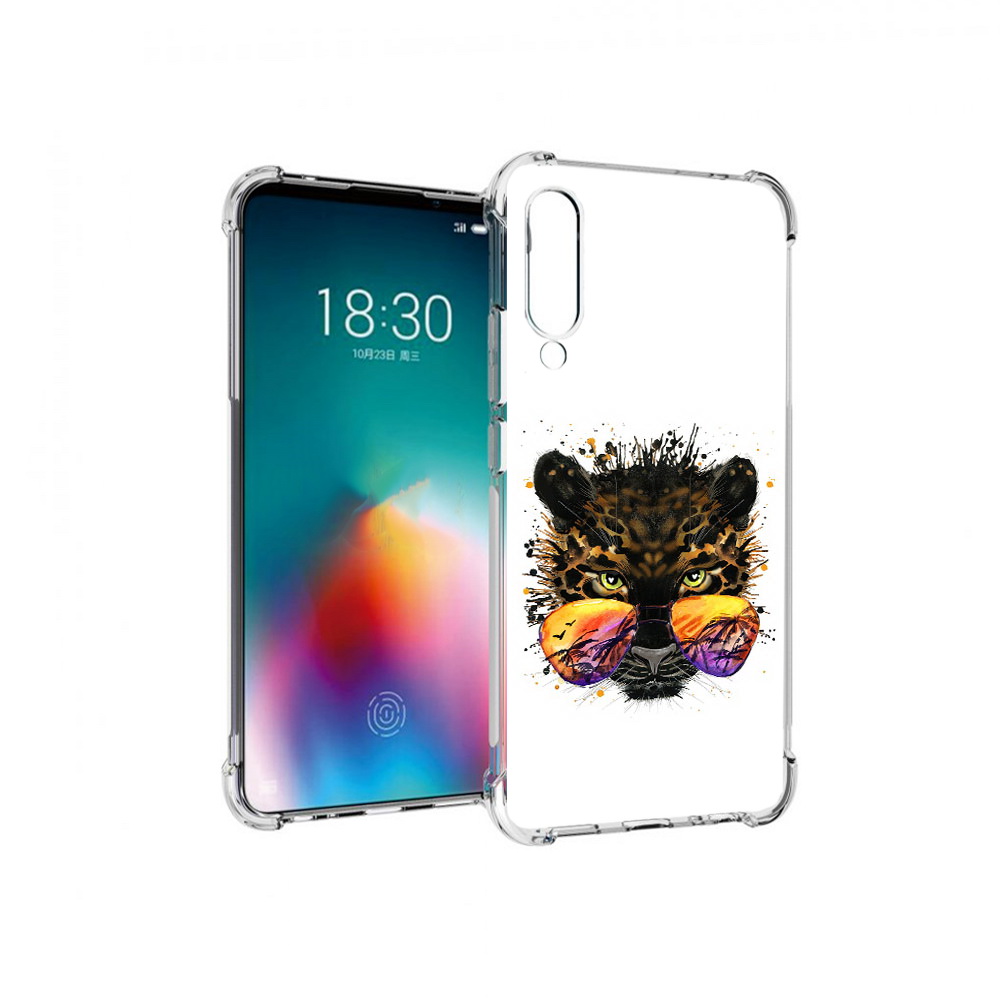 

Чехол MyPads Tocco для Meizu 16T тропический леопард (PT144619.90.649), Прозрачный, Tocco