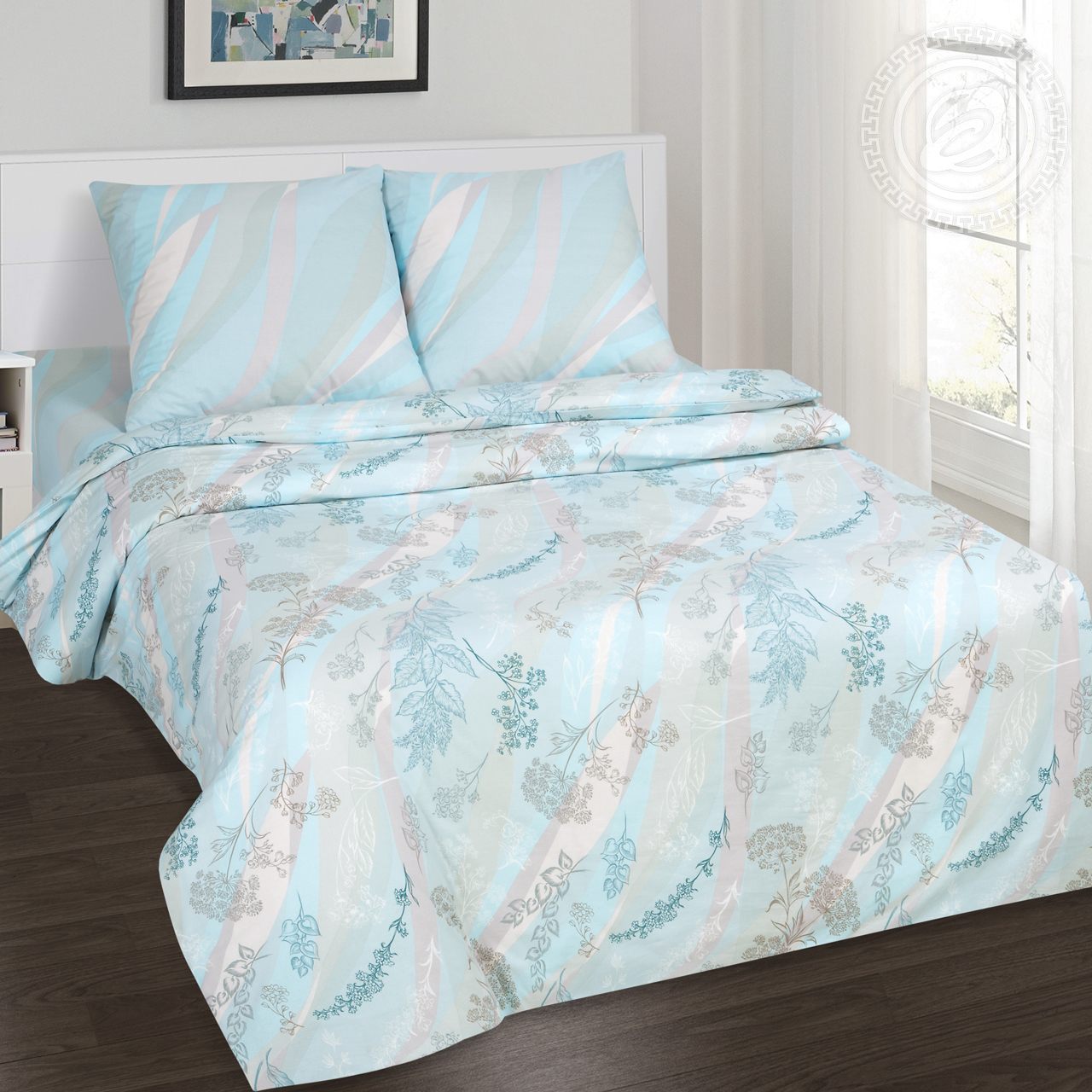 

Постельное белье АРТПОСТЕЛЬ Музыка ветра 2 спальный с европростыней, Музыка ветра