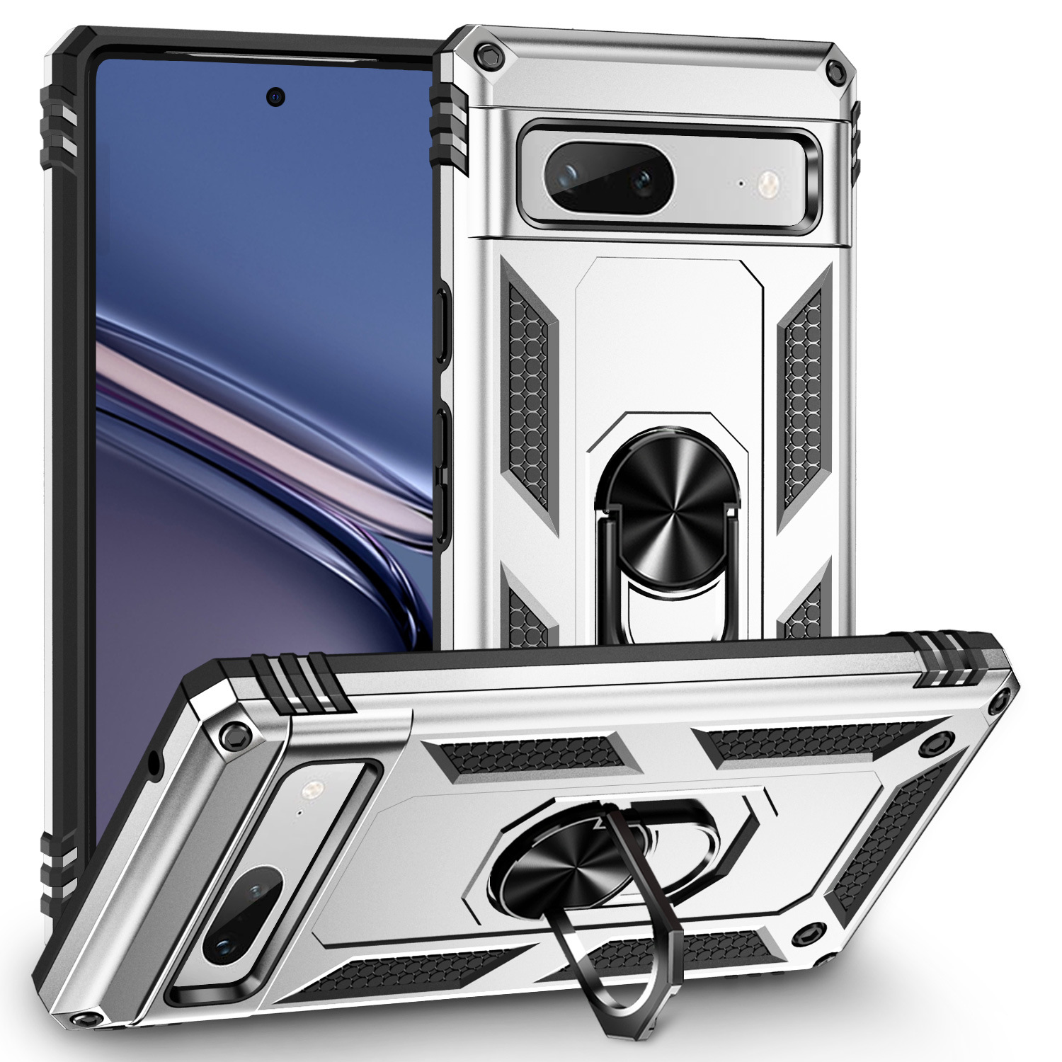 

Чехол MyPads для Google Pixel 7 серебристый (236337)