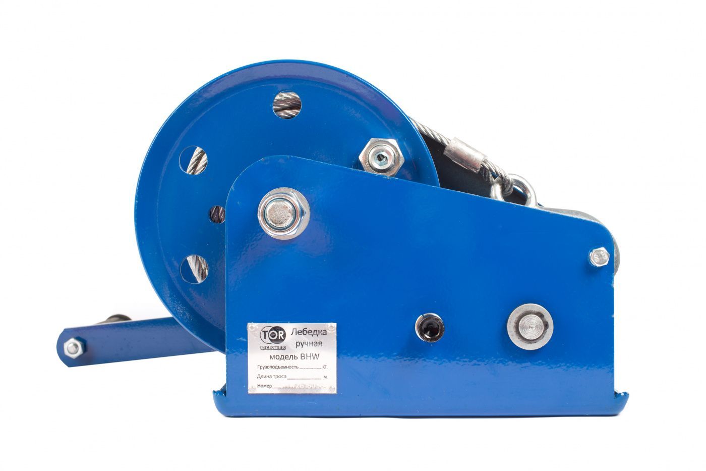 

Лебедка ручная TOR ЛБ-2600 (BHW) г/п 1,0 т, длина троса 20 м Tor industries, 11315