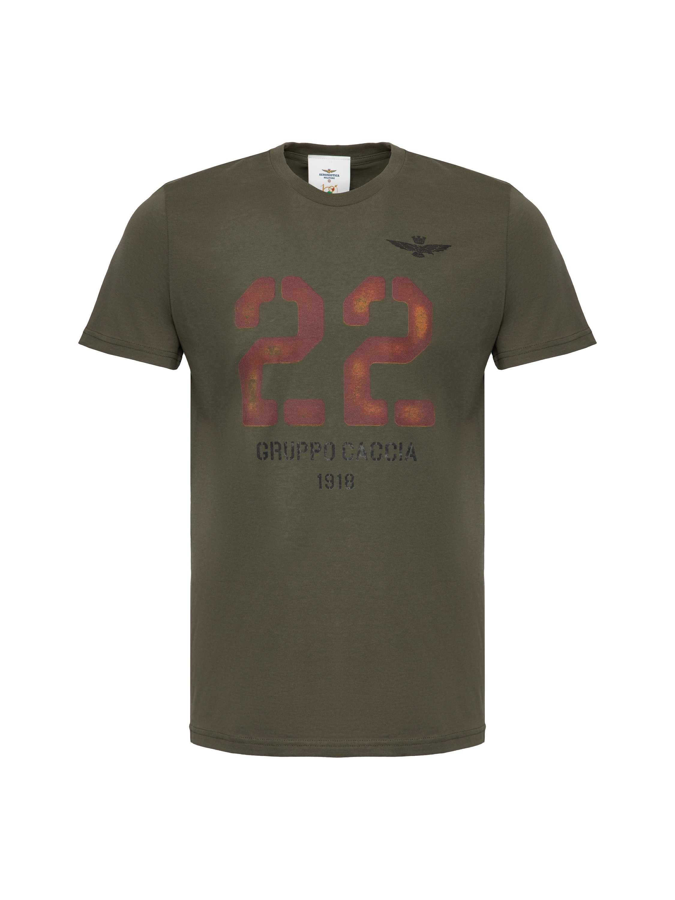

Футболка мужская Aeronautica Militare TS2116J607 хаки XL, TS2116J607