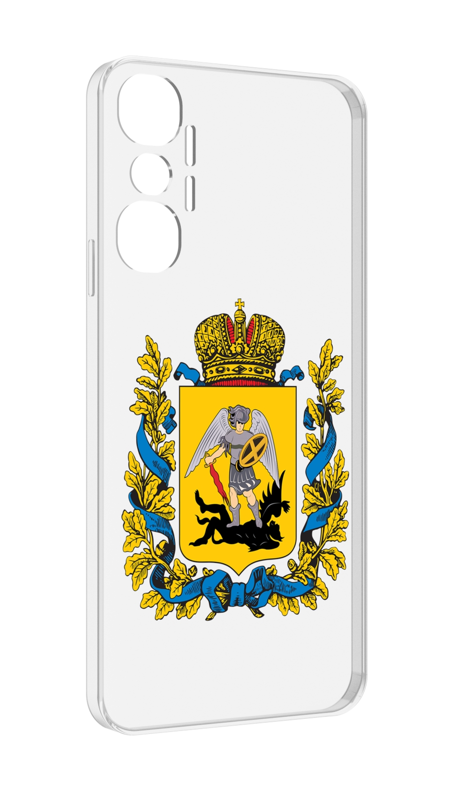 

Чехол MyPads герб-архангельскрои-области для Infinix Hot 20 4G, Прозрачный, Tocco