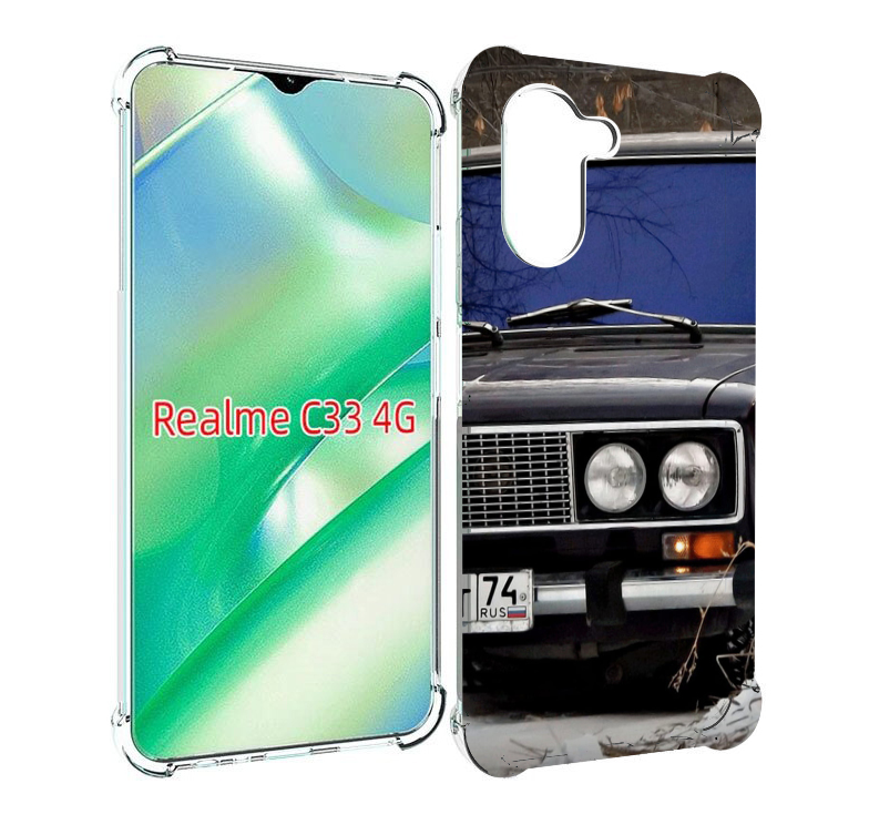 

Чехол MyPads lada ваз 1 для Realme C33 4G, Прозрачный, Tocco