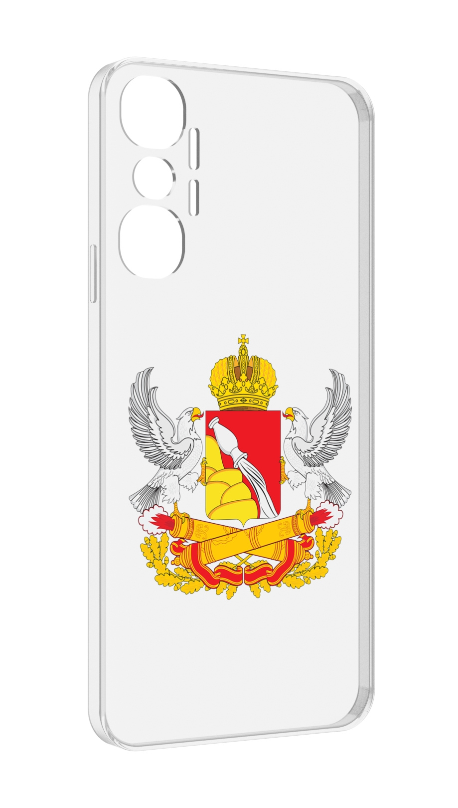 

Чехол MyPads герб-воронежскои-области для Infinix Hot 20 4G, Прозрачный, Tocco