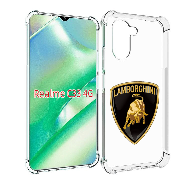 

Чехол MyPads lamborghini-2 для Realme C33 4G, Прозрачный, Tocco
