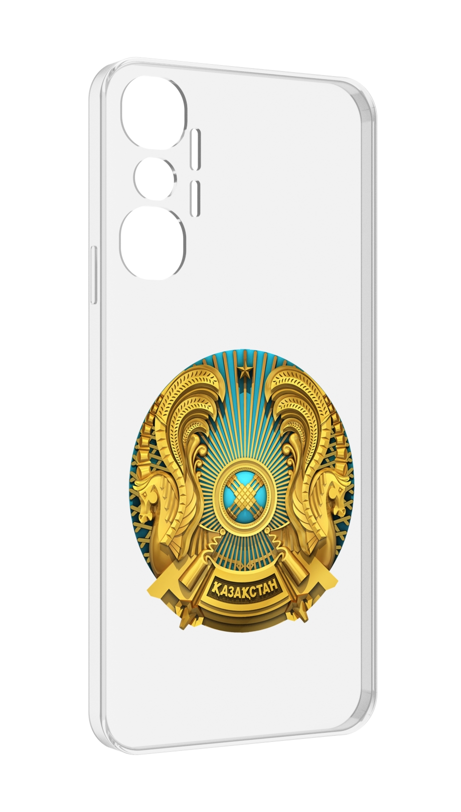 

Чехол MyPads герб-казахстана для Infinix Hot 20 4G, Прозрачный, Tocco