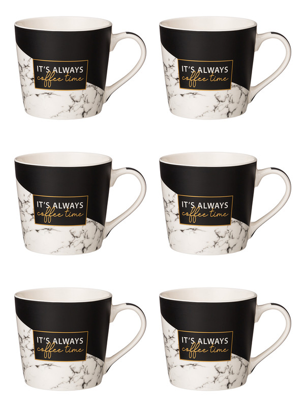 

Набор кружек 6 шт Lefard Coffemania 400 мл 260-642