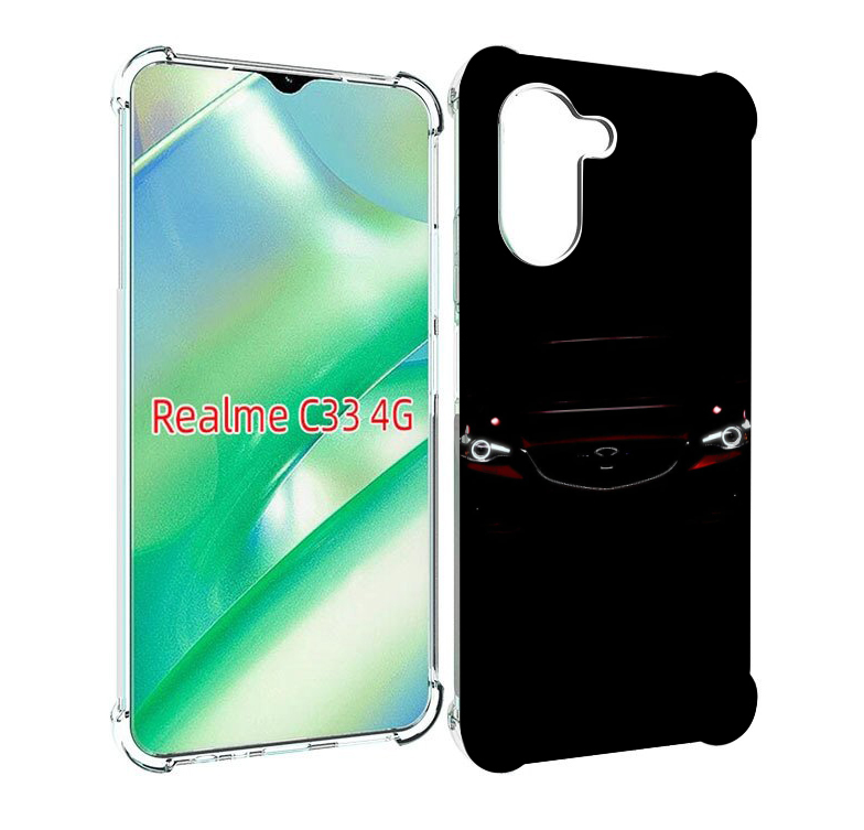 

Чехол MyPads mazda 2 мужской для Realme C33 4G, Прозрачный, Tocco