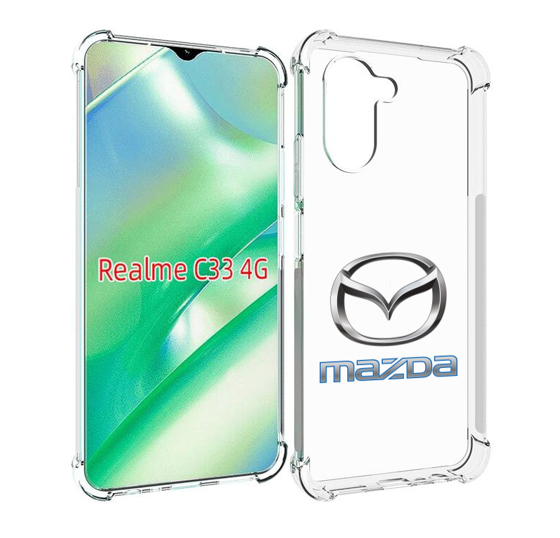 

Чехол MyPads mazda-4 мужской для Realme C33 4G, Прозрачный, Tocco