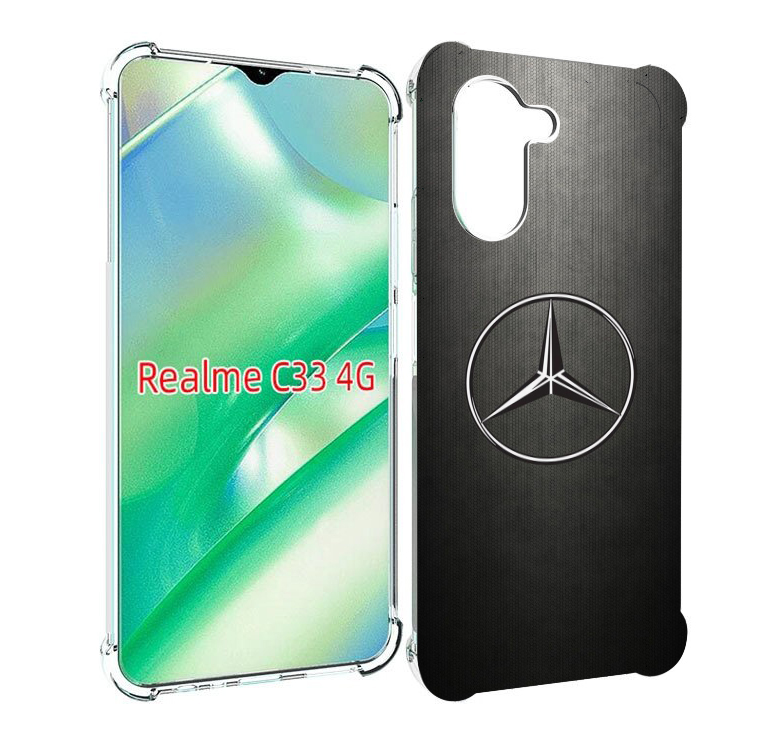 

Чехол MyPads mercedes 3 мужской для Realme C33 4G, Прозрачный, Tocco