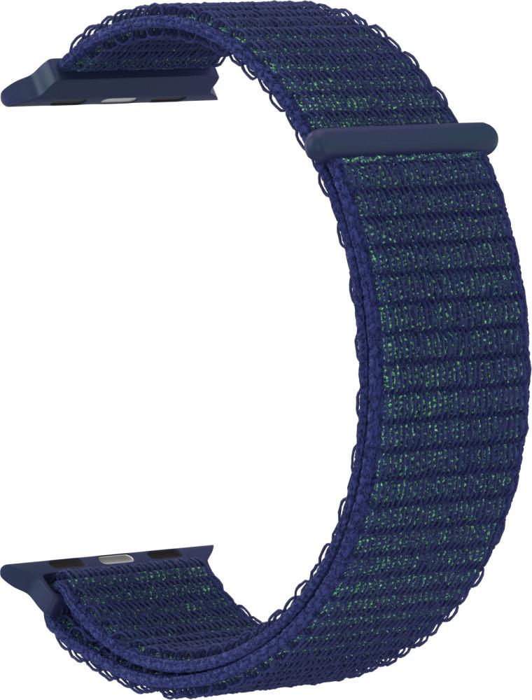 

Ремешок нейлоновый GSMIN Woven Nylon для Apple Watch 38/40mm (Темно-синий)