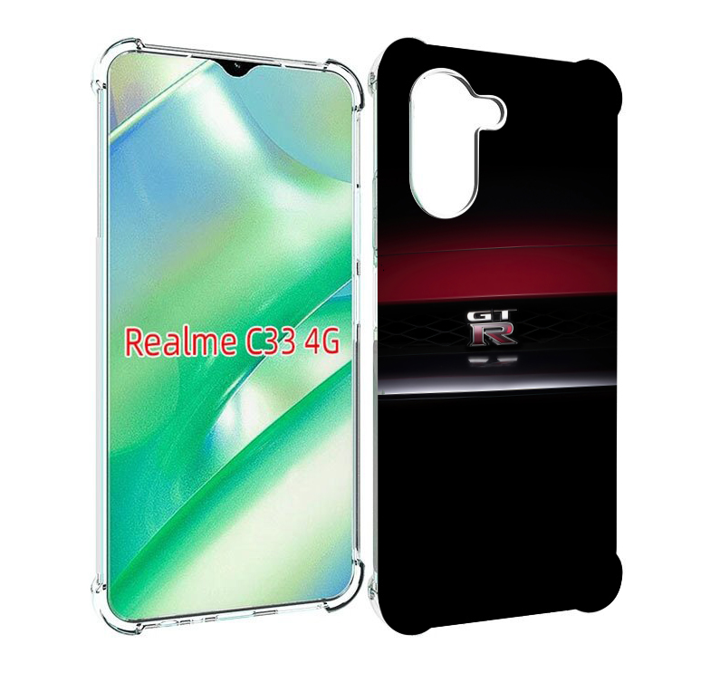 

Чехол MyPads nissan 1 мужской для Realme C33 4G, Прозрачный, Tocco