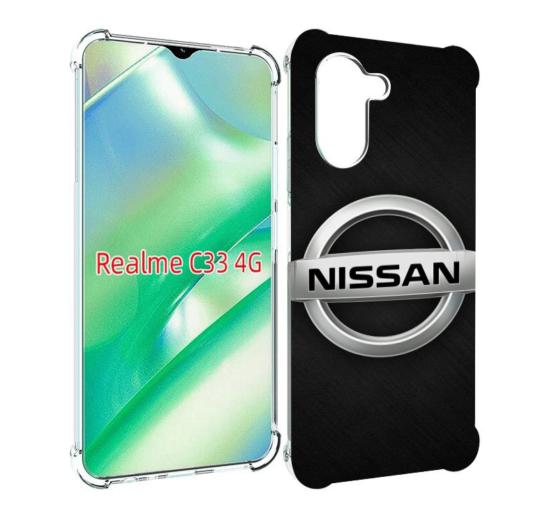 

Чехол MyPads nissan 2 мужской для Realme C33 4G, Прозрачный, Tocco