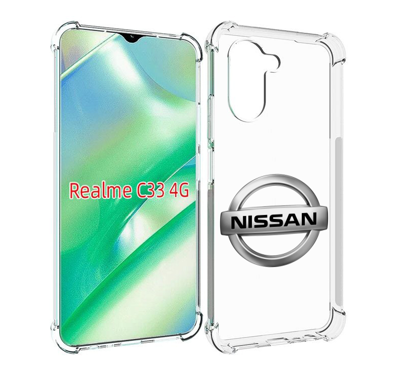 

Чехол MyPads nissan-3 мужской для Realme C33 4G, Прозрачный, Tocco