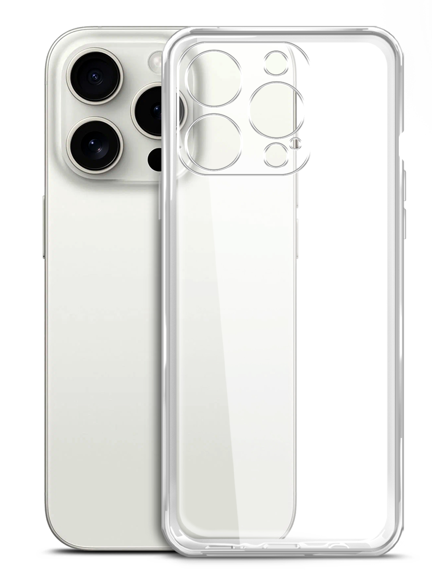 

Чехол Brozo на Apple iPhone 15 Pro, силиконовый прозрачный, Apple iPhone 15 Pro