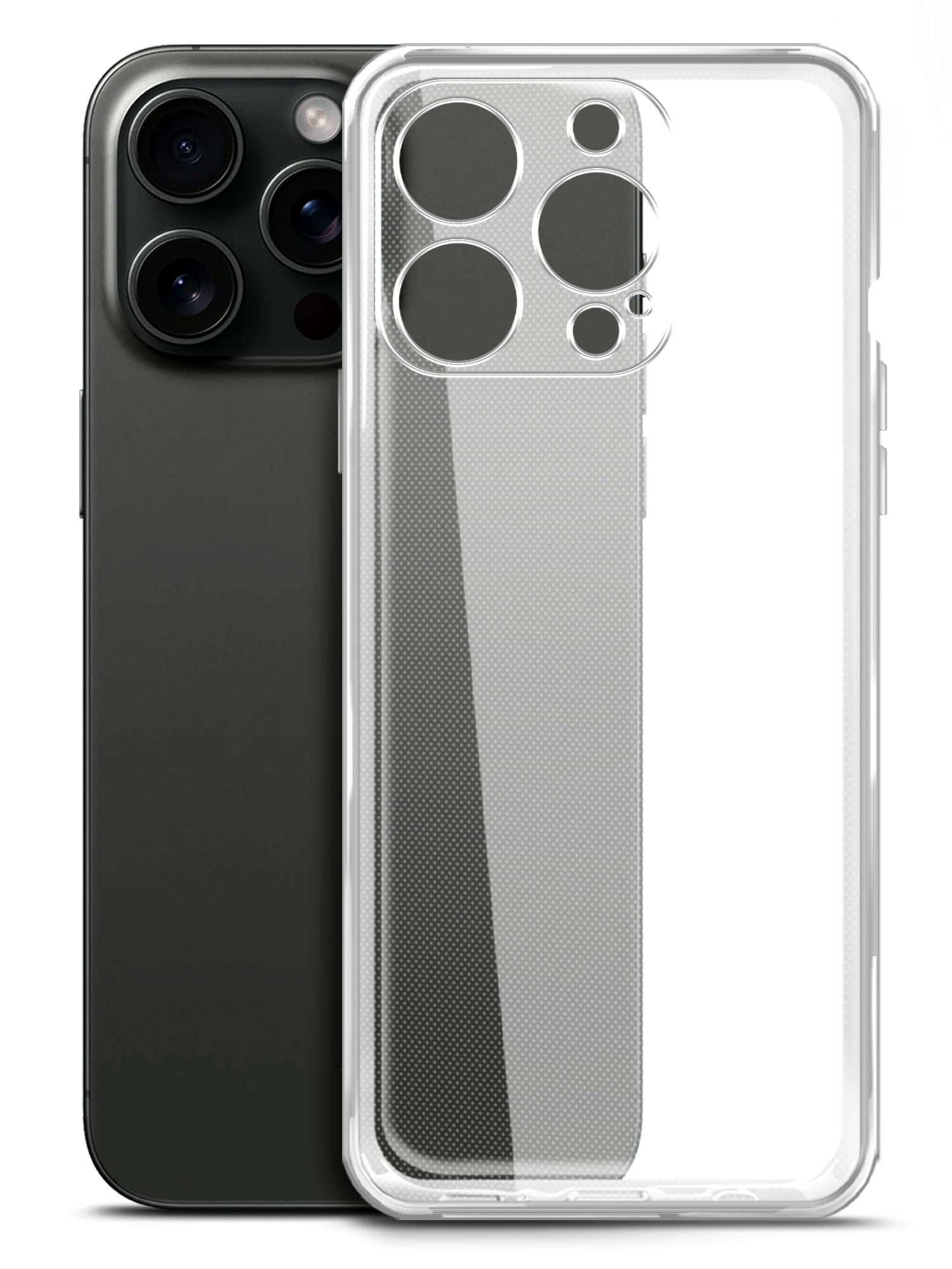 

Чехол Brozo на Apple iPhone 15 Pro Max, силиконовый прозрачный, Apple iPhone 15 Pro Max