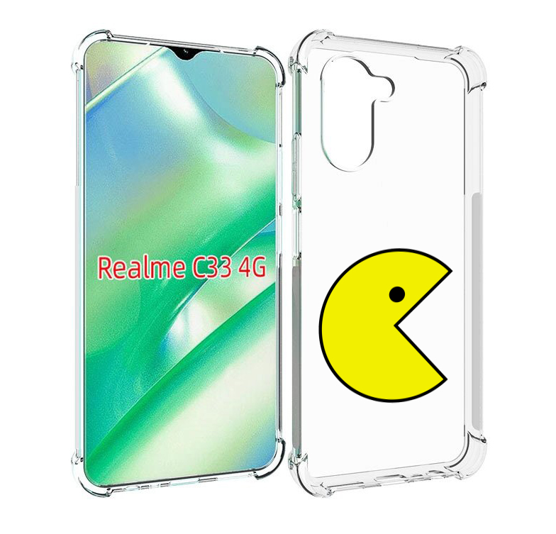 

Чехол MyPads pacman для Realme C33 4G, Прозрачный, Tocco