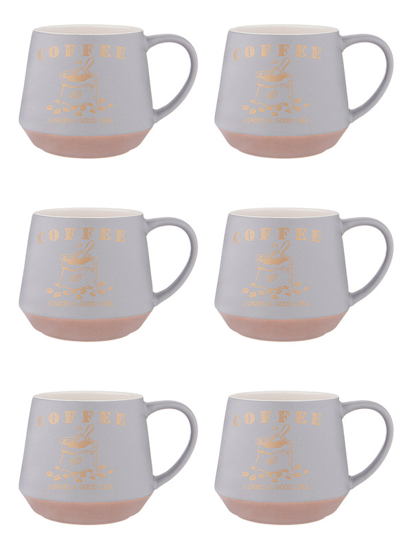 

Набор кружек 6 шт Lefard Coffemania 470 мл 260-746