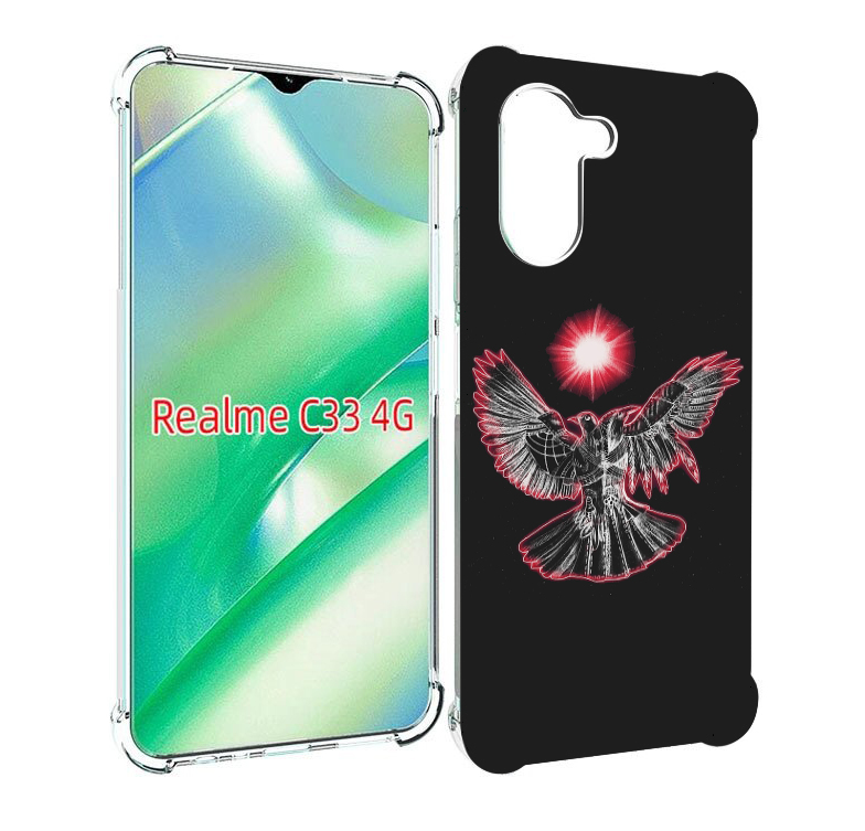 

Чехол MyPads pyrokinesis валькирия для Realme C33 4G, Прозрачный, Tocco