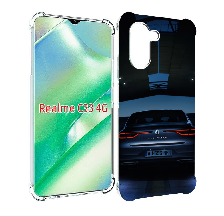 

Чехол MyPads renault 1 для Realme C33 4G, Прозрачный, Tocco