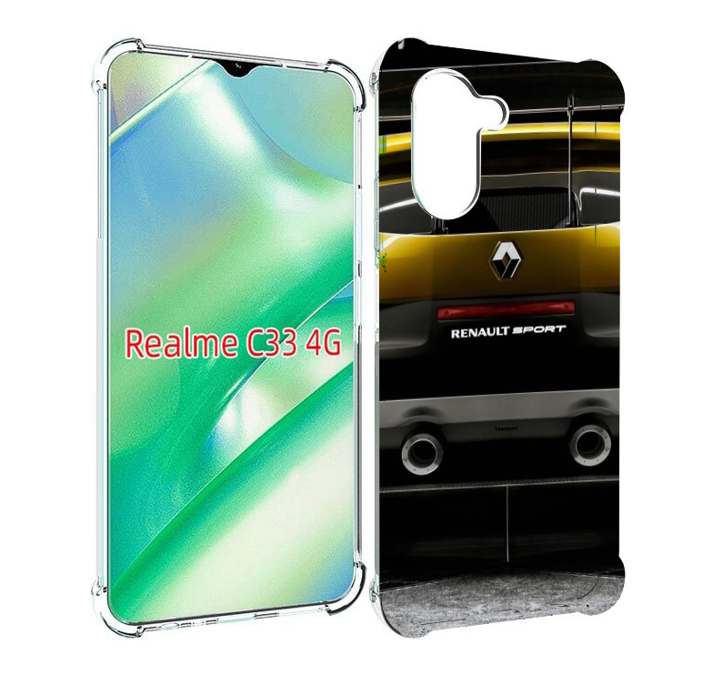 

Чехол MyPads renault-3 мужской для Realme C33 4G, Прозрачный, Tocco