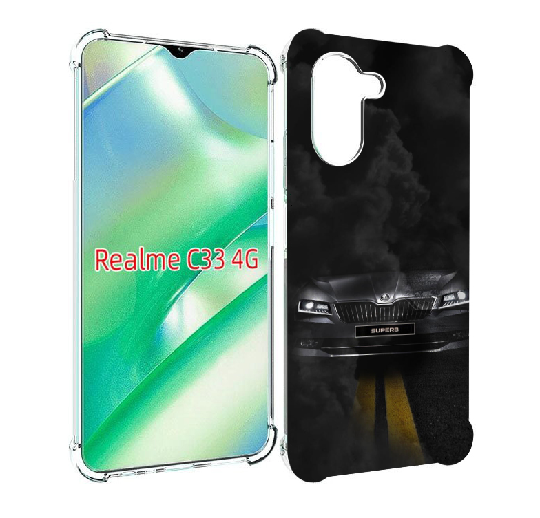 

Чехол MyPads skoda 1 для Realme C33 4G, Прозрачный, Tocco