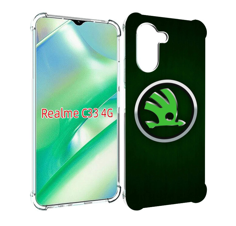 

Чехол MyPads skoda-3 мужской для Realme C33 4G, Прозрачный, Tocco