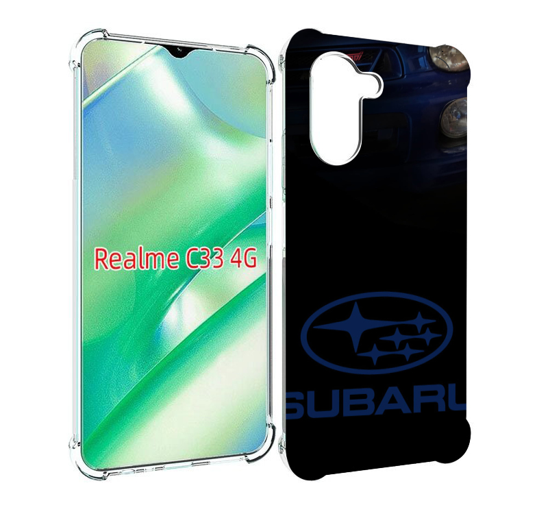 

Чехол MyPads subaru 3 для Realme C33 4G, Прозрачный, Tocco