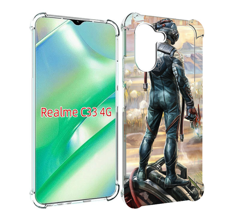 

Чехол MyPads the-outer-worlds для Realme C33 4G, Прозрачный, Tocco