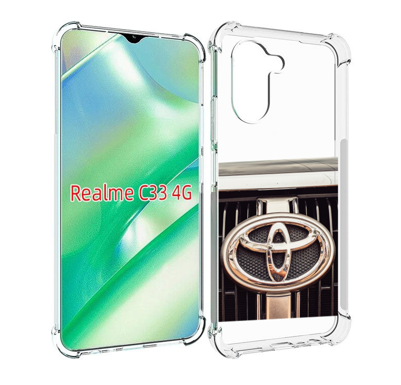 

Чехол MyPads toyota 3 для Realme C33 4G, Прозрачный, Tocco