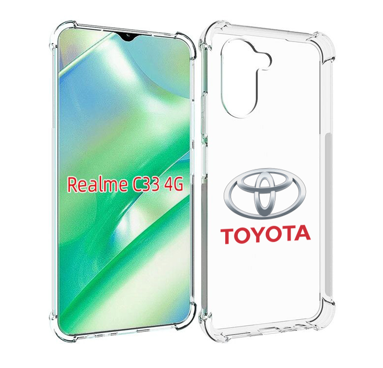 

Чехол MyPads toyota-4 мужской для Realme C33 4G, Прозрачный, Tocco
